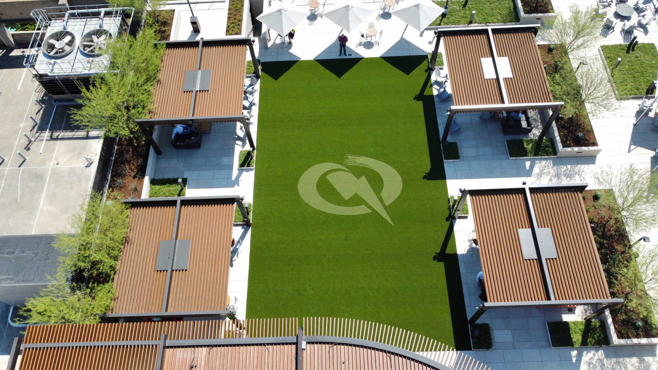 commercial artificial grass lawn