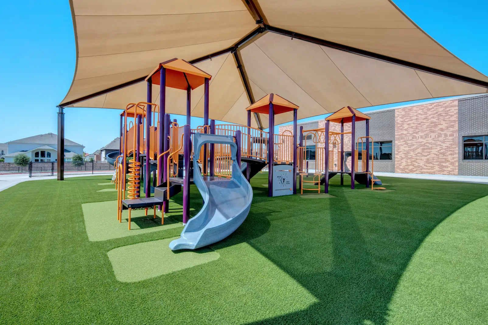 orlando school artificial grass lawn