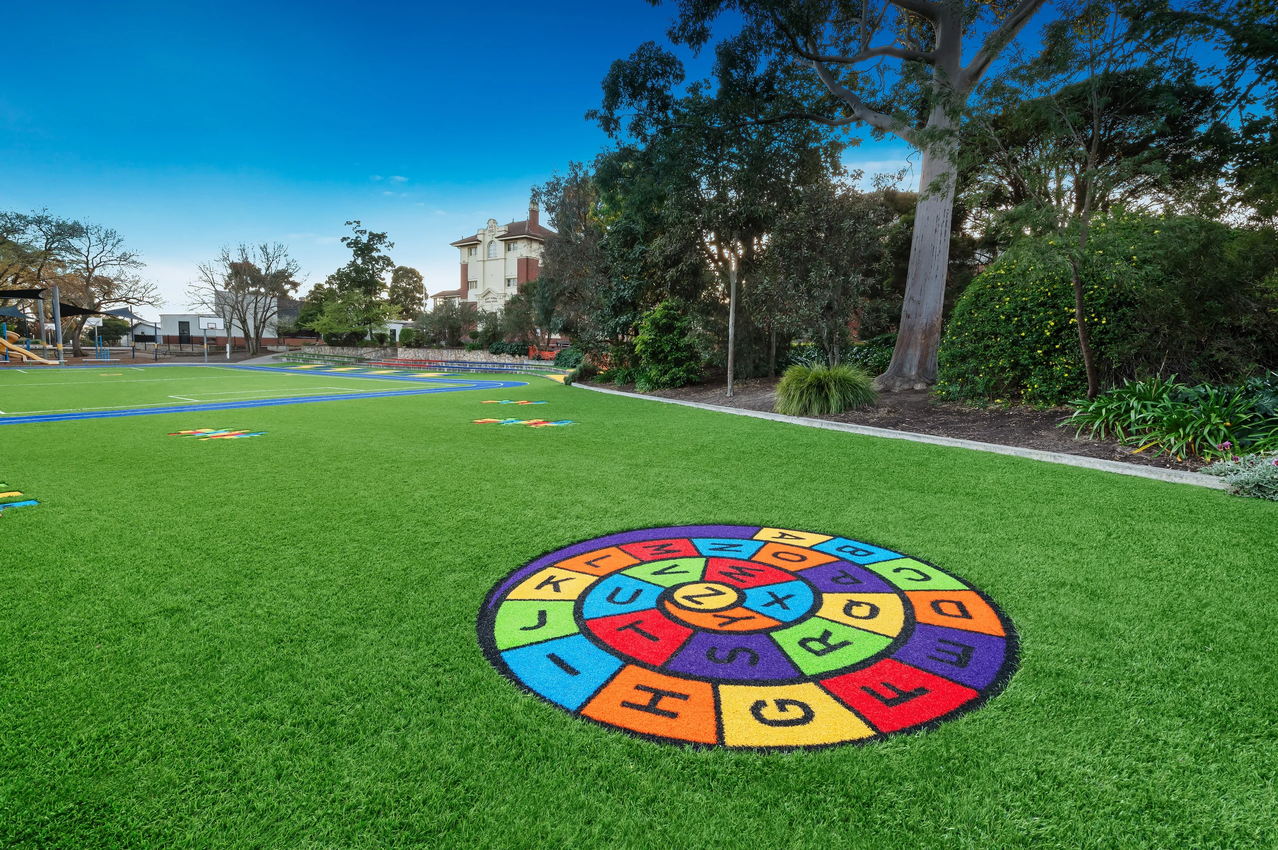 Orlando custom turf synlawn mural