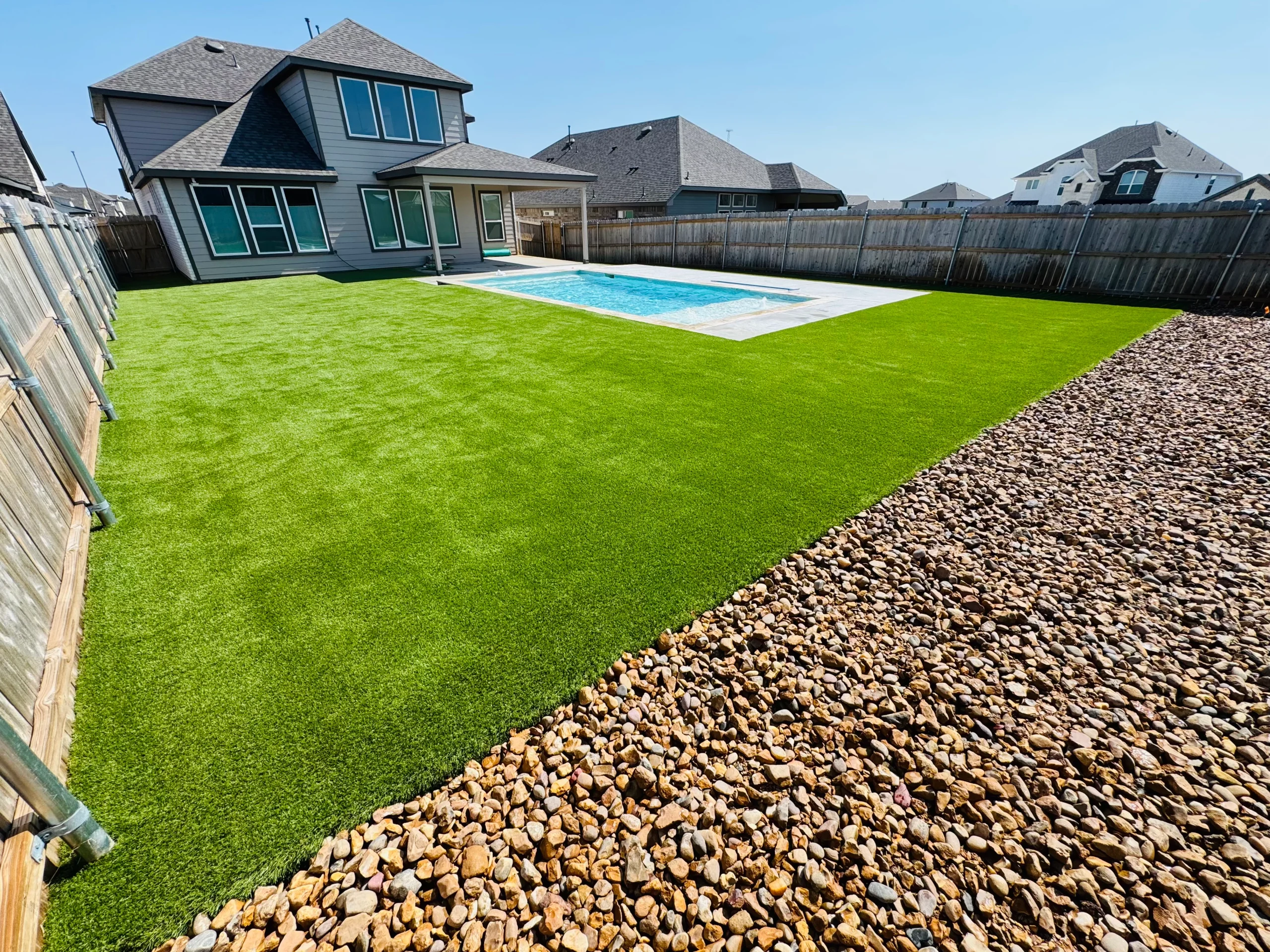 SYNLawn Oralndo Backyard artificial turf
