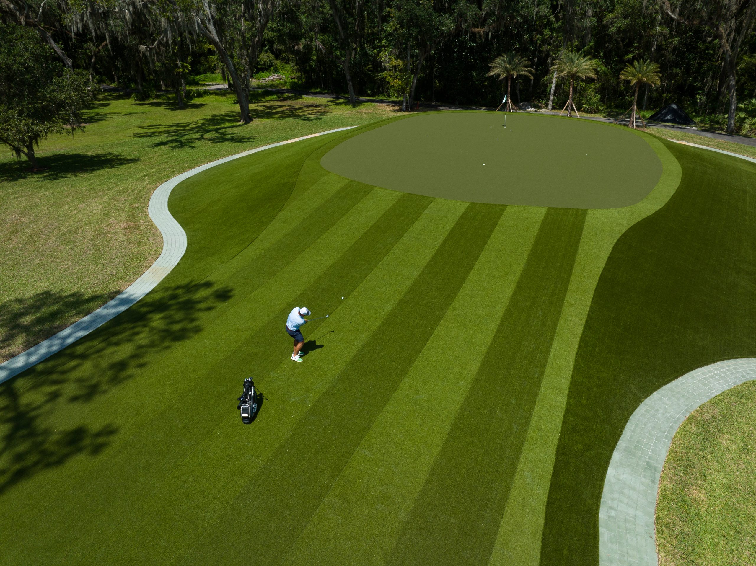 SYNLawn Golf custom putting green SYNLawn Golf custom Orlando putting green