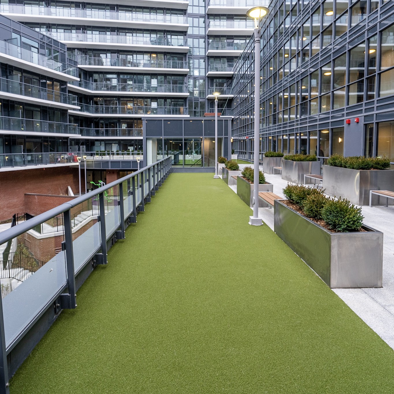 SYNLawn Rooftop Artificial Turf Installation SYNLawn Rooftop Orlando Artificial Turf Installation