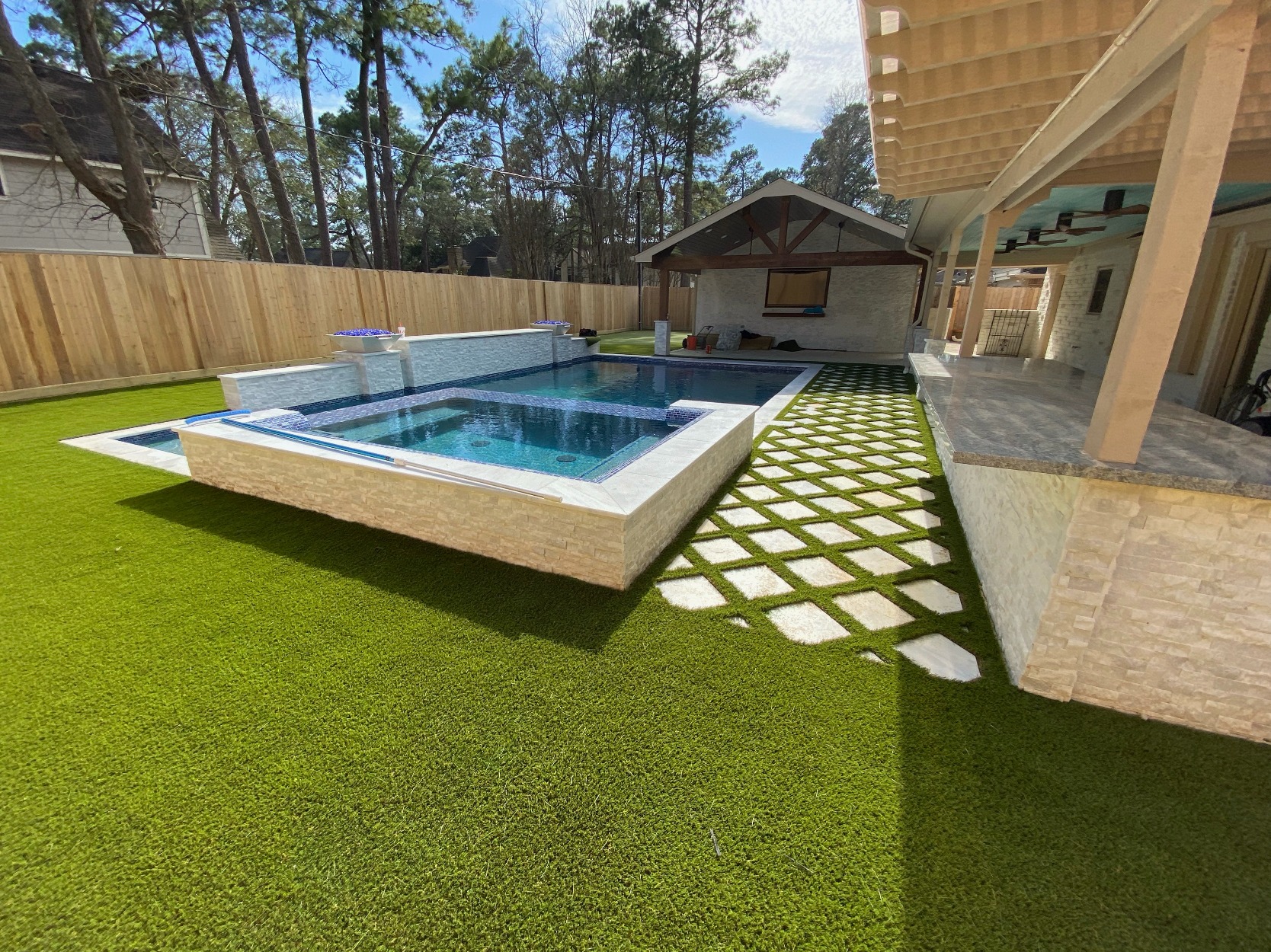 Orlando Artificial Grass Luxury Pool Deck Design Orlando Artificial Grass Luxury Pool Deck Design